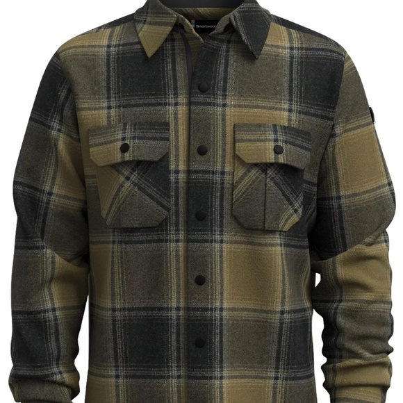 Smartwool Other - Smartwool Men's Anchor Line Shirt Jacket Winter Moss Plaid XLARGE XL NWT